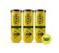Palline da padel Dunlop Team - Confezioni da 3, 6, 12 o cassetto intero | Massime prestazioni e durata