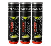 Palline da padel NOX Pro Titanium (x4)(Pacchetto x3) One Size