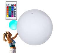 Palline da piscina generiche, palline da spiaggia al neon | 16 colori vivaci Sfere da piscina telecomandate | 4 modalità leggere per illuminare le palline da piscina con telecomando per giochi da