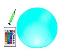 Palline da spiaggia a LED - giocattoli da piscina luminosi, sfere leggere gonfiabili | Colori al neon telecarrici, 4 modalità di illuminazione galleggianti notturne, giochi da spiaggia estivi