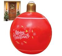 Palline da spiaggia di Natale - Palline da spiaggia gonfiabili di Natale, palle di Natale gonfiabili giganti riutilizzabili | Palla di Natale gonfiabile decorazione natalizia all'aperto per passerella