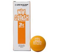 Set di 3 palle da squash Dunlop play Orange TU