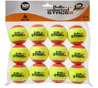 Palline da tennis junior Balls Unlimited Stage 2 12B