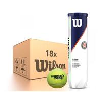Palline da tennis Wilson Roland Garros All Court LOGO Tennis Zone - 18 x 4B