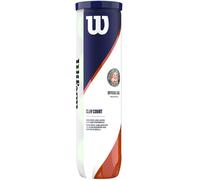 Palline da tennis Wilson Roland Garros Clay Ct 4 pezzi giallo WRT115000