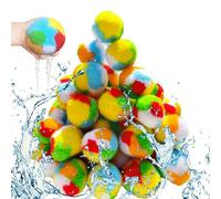 Palline D'acqua - 60 Pezzi Di Palloncini Che Assorbono Acqua In Tessuto Morbido A Immersione Rapida | Divertimento Estivo All'aperto | Giardino Cortile Spiaggia Piscina Campeggio Attività |