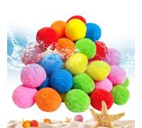 Palline d'acqua riutilizzabili - Palline morbide da 60 pezzi per giochi | Palline di spugna d'acqua in 9 colori Palloncini d'acqua per piscina per bambini, , All'aperto, Feste, Cortile, Giochi