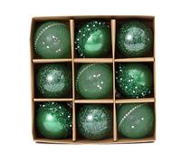 Palline Decorative Colorate 8CM 9 Pezzi Perfette Per Tutte le Occasioni ed Event