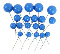 Palline decorative in schiuma per torte, 4 misure, mix (blu scuro)