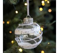 Palline decorative natalizie trasparenti, in plastica infrangibile, da appendere, per albero di Natale, vacanze, matrimoni, compleanni, casa, feste, interni ed esterni