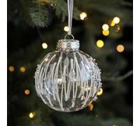 Palline decorative natalizie trasparenti, in plastica infrangibile, da appendere, per albero di Natale, vacanze, matrimoni, compleanni, casa, feste, interni ed esterni