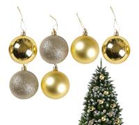Palline decorative per albero di Natale - decorazioni infrangibili 8 cm | Ornamenti natalizi resistenti agli urti | per la festa danzante, il cortile, la porta d'ingresso, il giardino