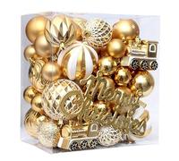 Palline decorative per albero di Natale, infrangibili, da appendere, perfette per vacanze, matrimoni, decorazioni natalizie