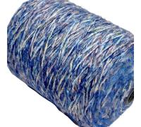 Palline di filato di lana di medio spessore a pois colorati for lavorare a maglia e all'uncinetto a mano - Filato di lana morbido da 500 g for sciarpe e lavori artigianali(yellow)