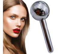 Palline di ghiaccio del massaggio facciale, palline di massaggio per il raffreddamento del viso - Globe di ghiaccio per il viso,Strumento manuale Massager Acciaio inossidabile Prodotti per la cura del