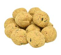 vidaXL 200x Palline di Grasso e Semi per Uccelli Semini Alimenti Allevamento Becchime Grano Mais Calcio Girasole Sorgo Cibo Animali