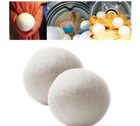 Palline di lana per asciugatrice, palline riutilizzabili per asciugatrice, palline di lana per sostituire i fogli dell'asciugatrice, kit di palline in pile per lavaggio a secco, riutilizzabili