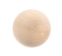 Palline di legno per 75mm, sfere grezze in legno massello per perline