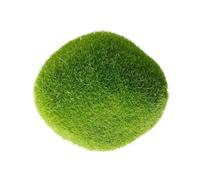 Palline di muschio 1/10 pezzi di muschio artificiale, pietra, palla rocce, pianta verde finta for decorazioni fai da te for giardini fatati, artigianato creativo(Green 7x7cm,1pc)
