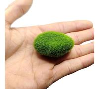 Palline di muschio 10 pezzi di 2 dimensioni rocce muschio finto artificiale, pietre finte verdi, piccole palline, ornamento floreale, decorazione for la casa(3cm)