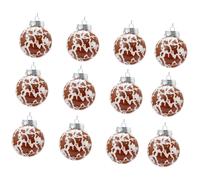 Palline di Natale Da 12 X 6 Cm con Motivo a Mucca, Leggere, Multifunzionali E