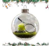 Palline Di Natale Decorative - 8cm Palline Di Natale Decorative Con Scena 3D, Pallines Di NataleDecorative Con Palla Da Tennis, Baseball, Golf E Calcio, Per Ghirlande, Caminetti, Decorazioni Natalizie