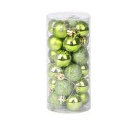 Palline di Natale Decorazione Appendere 12/24 Pezzi 3-4 Cm Decorazione Albero Di Natale Palla Pallina Plastica Appesa Ornamenti Decorazioni For La Casa Capodanno Navidad(A3-24pcs 3cm)