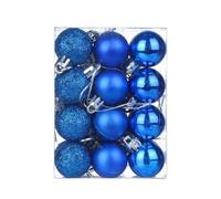 Palline di Natale,Decorazioni Albero 12/24 Pezzi 3-4 Cm Decorazione Albero Di Natale Palla Pallina Plastica Appesa Ornamenti Decorazioni For La Casa Capodanno Navidad(B6-24pcs 3cm)