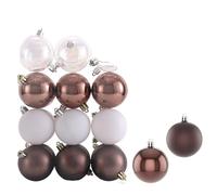 Palline di Natale,Decorazioni Albero di Natale Tissu Garniture Toit Pour Réparation Décoration Intérieure Voiture, Patchs Autocollants Daim Auto-adhésifs(Coffee)