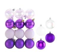Palline di Natale,Decorazioni Albero di Natale Tissu Garniture Toit Pour Réparation Décoration Intérieure Voiture, Patchs Autocollants Daim Auto-adhésifs(Purple)