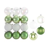 Palline di Natale,Decorazioni Albero di Natale Tissu Garniture Toit Pour Réparation Décoration Intérieure Voiture, Patchs Autocollants Daim Auto-adhésifs(Light Green)