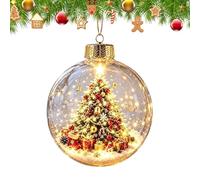 Palline di Natale Decorazioni Natalizie con Luce Calda per Storia d'Inverno | Decorazioni per Interni per Ingresso Monolocale Dormitorio Soggiorno Festa