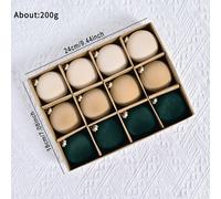 Palline di Natale Floccate Decorative 12pz per Albero e Occasioni Speciali