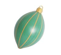 Palline di Natale gonfiabili - Ciondolo gigante a forma di albero gonfiabile in PVC da 16,93x29,92 pollici per giardino | Decorazioni a tema natalizio per prato, patio, feste all'aperto, cort