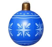 Palline di Natale gonfiabili, grandi decorazioni natalizie da esterno in PVC Pallone gigante per albero di Natale da esporre sul prato, sotto il portico, per feste di famiglia