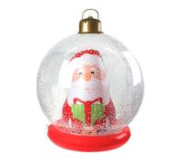 Palline Di Natale Gonfiabili Illuminate - Ornamento Gonfiabile Di Babbo Natale, Ornamenti Gonfiabili Decorativi Per Le Vacanze | Decorazioni Per Palla Di Natale In PVC Da 22 Pollici Giocattoli
