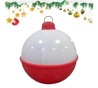 Palline di Natale gonfiabili, in PVC, giganti palline di Natale gonfiabili, impermeabili, grandi palline di Natale per esterni