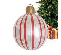 Palline di Natale gonfiabili, ornamenti a gonfiabili, grandi decorazioni per le vacanze in PVC per l'inverno, all'aperto, cortile, giardino, portico, esposizione di Halloween, Natale festivo
