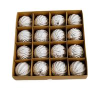 Palline di Natale in plastica set ornamento per decorazione albero di Natale arg