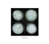 Palline di Natale in PVC stile vintage addobbi set di 4 per decorazione albero d