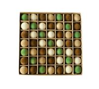 Palline di Natale in Velluto - Ciondolo Morbido Floccato da 49 Pezzi, 0 Mm/1.18 Pollici Ornamenti per l'Albero di Natale Palline in Velluto, per Amici di Famiglia Colleghi Celebrazioni Festive Feste L