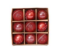 Palline di Natale leggere 8 cm decorazioni perfette per feste in casa e ufficio
