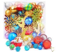 Palline Di Natale Ornamenti 60-70 pezzi Plastica Natale Palline Albero Decorazio