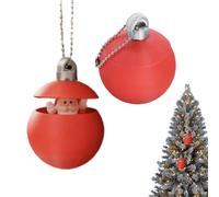 Palline Di Natale - Stampa 3D, Ornamenti Per Palline Di Natale, Resistenti Sbiadimento | Design Affascinante, Ciondolo A Forma Palla Babbo Ale, Decorazioni Con Pall Albero Per Pare