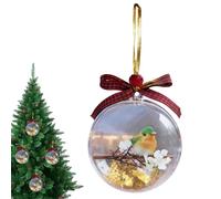 Palline di Natale trasparenti, bolle di 9,0 cm - Ornamenti di per albero di Natale | per albero autunno casa festa famiglia compleanno vacanza matrimonio azione grazia fattoria