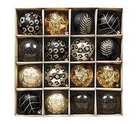 Palline Di Natale Vacanze Ornamenti di palle Natale, ornamenti sdolcinati dell'albero for la decorazione natale, festa, il matrimonio, del partito, 16 pezzi Decorazioni Natalizie(I)