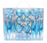 Palline di Natale vibranti 6 cm addobbi per gioiose per decorazioni natalizie se