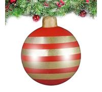 Palline Di Ornamenti Gonfiabili All'aperto,Ornamenti Gonfiabili Giganti | Ornamenti Gonfiabili di Natale impermeabili - Palline gonfiabili all'aperto degli ornamenti di Natale da 24 pollici per il