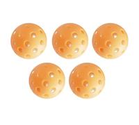 Palline di Pickleball, Palline di Pickleball per Esterni Sacchetti in Mesh 40 Fori Perforati in Volo Bilanciati Allenamenti Interni Ed Esterni (Orange)