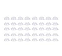 Palline di plastica vuote riempibili da 20 pezzi di plastica trasparente per l'albero di Natale e la decorazione della festa